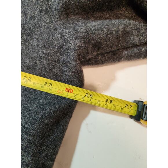 Pendleton Jacket Mens Medium Gray 100% Virgin Wool Vintage Long Winter Preppy - Picture 6 of 10